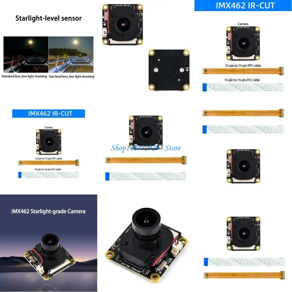 

Y2GD Высокое разрешение IMX462 2-мегапиксельная камера 90 градусов DFOV Камера Starlight Сенсорная камера с фиксированной Модуль