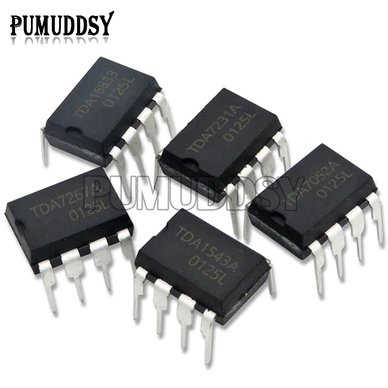 10PCS TDA2822M TDA2822 DIP DIP-8  TDA4605  TDA1543A TDA1543 TDA7052A TDA7052 