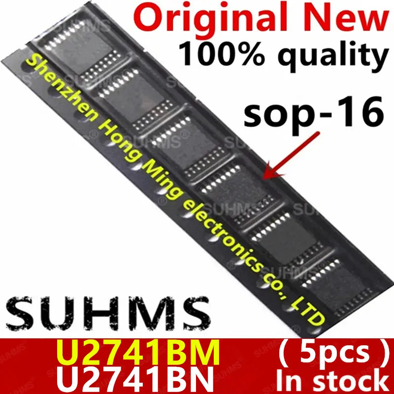 (5 stuk) 100% Nieuwe U2741BM U2741BN sop-16 Chipset