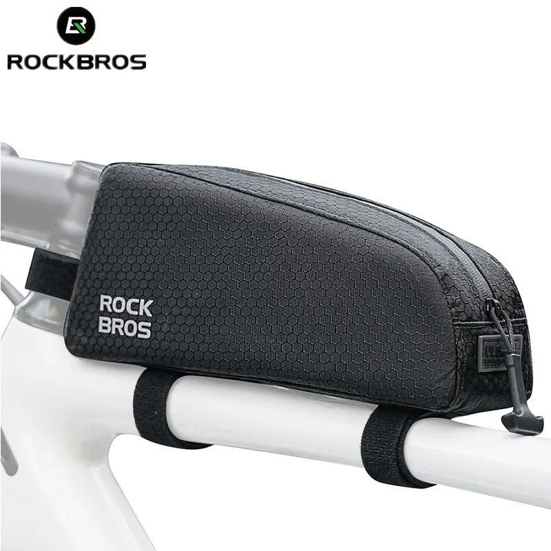 ROCKBROS Lokaler Versand Fahrrad-Oberrohrtasche Regenfest Fahrrad-Oberrohr-Tasche mit Großer Kapazität Logo Reflektierend MTB Rennrad-Tasche