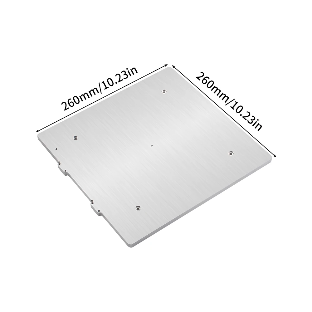 Części zamienne do platformy grzewczej Anycubic Kobra S1/S1C: płytka aluminiowa 8 mm / blacha stalowa / naklejka 1,5 mm i grzałka silikonowa — zdjęcie produktu 2