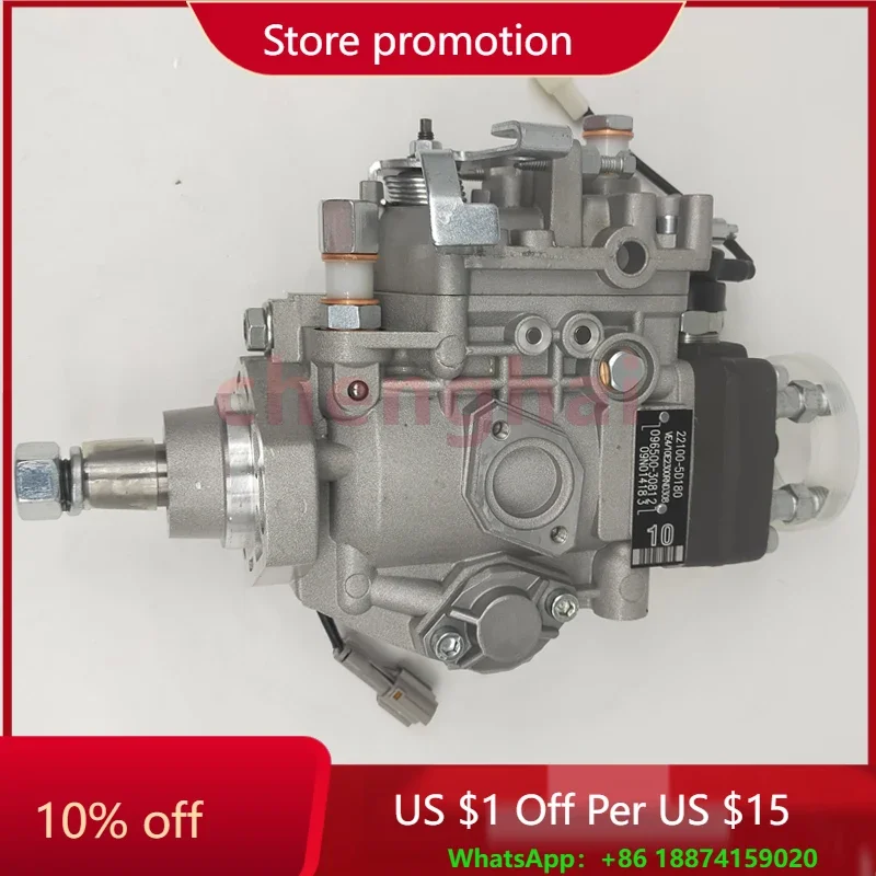 Reman Fuel High Pressure Injection Pumps 22100-5D180 0965003081 096500-3081 221005D180 for Toyota Hiace Hilux 5LE 3LTR