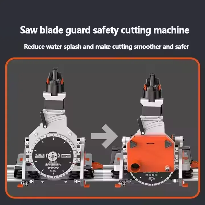 TB 45 Degree Angle Cutting Machine Electric Track Chamfering Ceramic Tile Dekton Straight or 45 Degree Tile Cutter Machine view 3