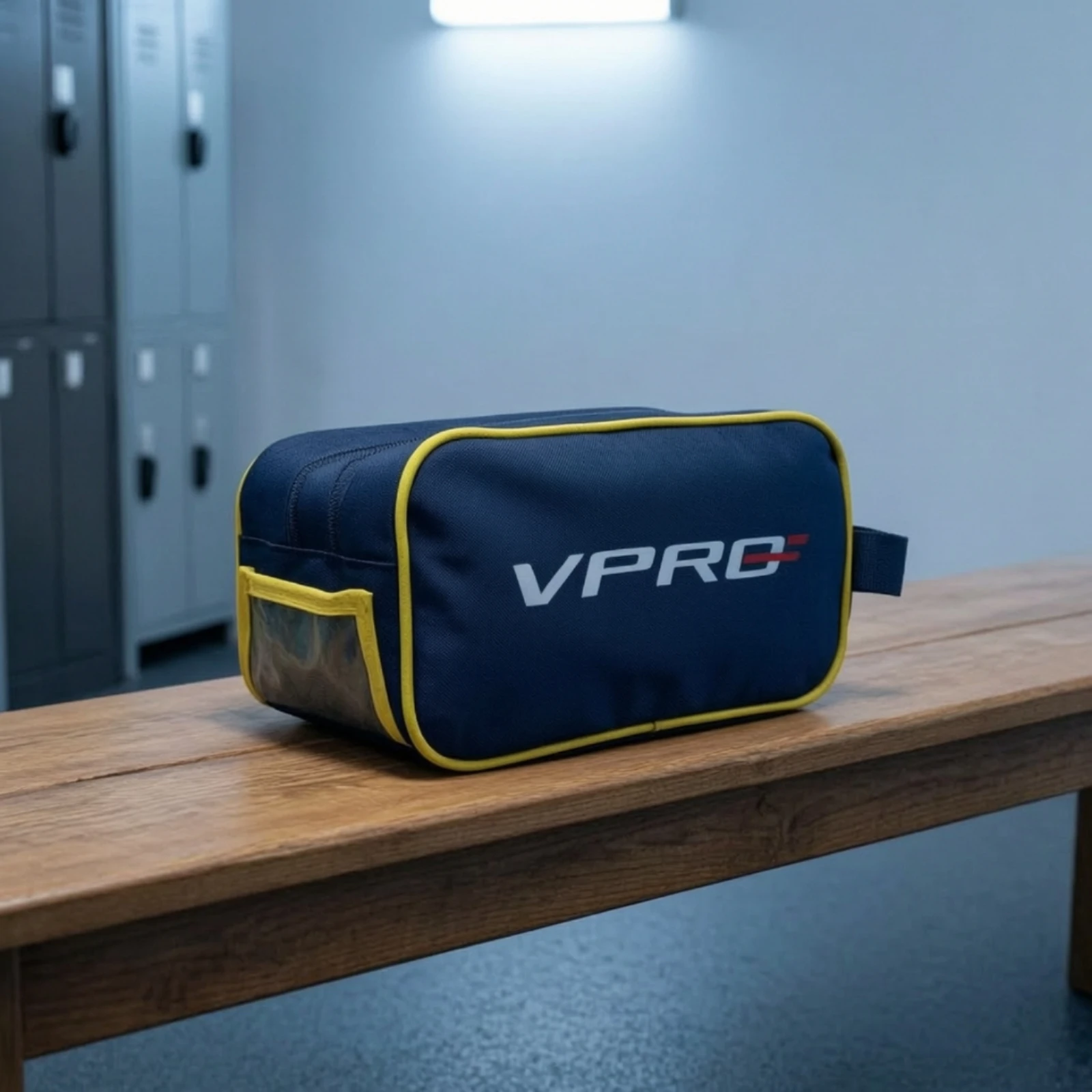 Hockey Accessory Bag Portable Accessory Bag with Label Pocket Zippered Gear Pouch Lightweight Sturdy for Locker Room