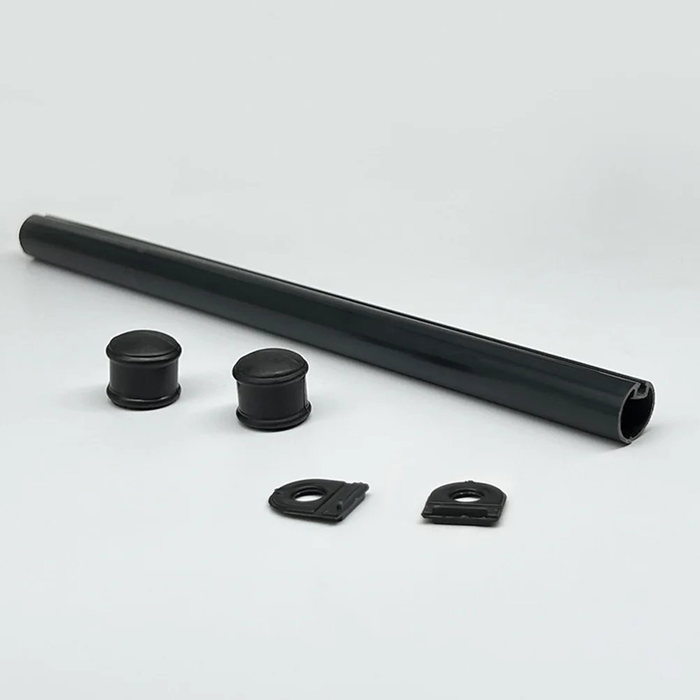 

2Pcs Black Round PVC Poster Hanger Frame Heavy Duty Support Bar for Banners Flags Paintings Easy Install Exhibition Event