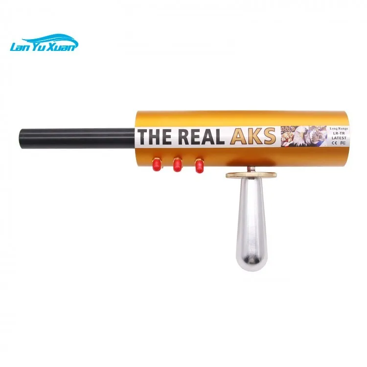 14M Depth The Real AKS Long Range Gold Detector 6 Antennas Plastic Carry Case for Gold Silver Gem Diamond