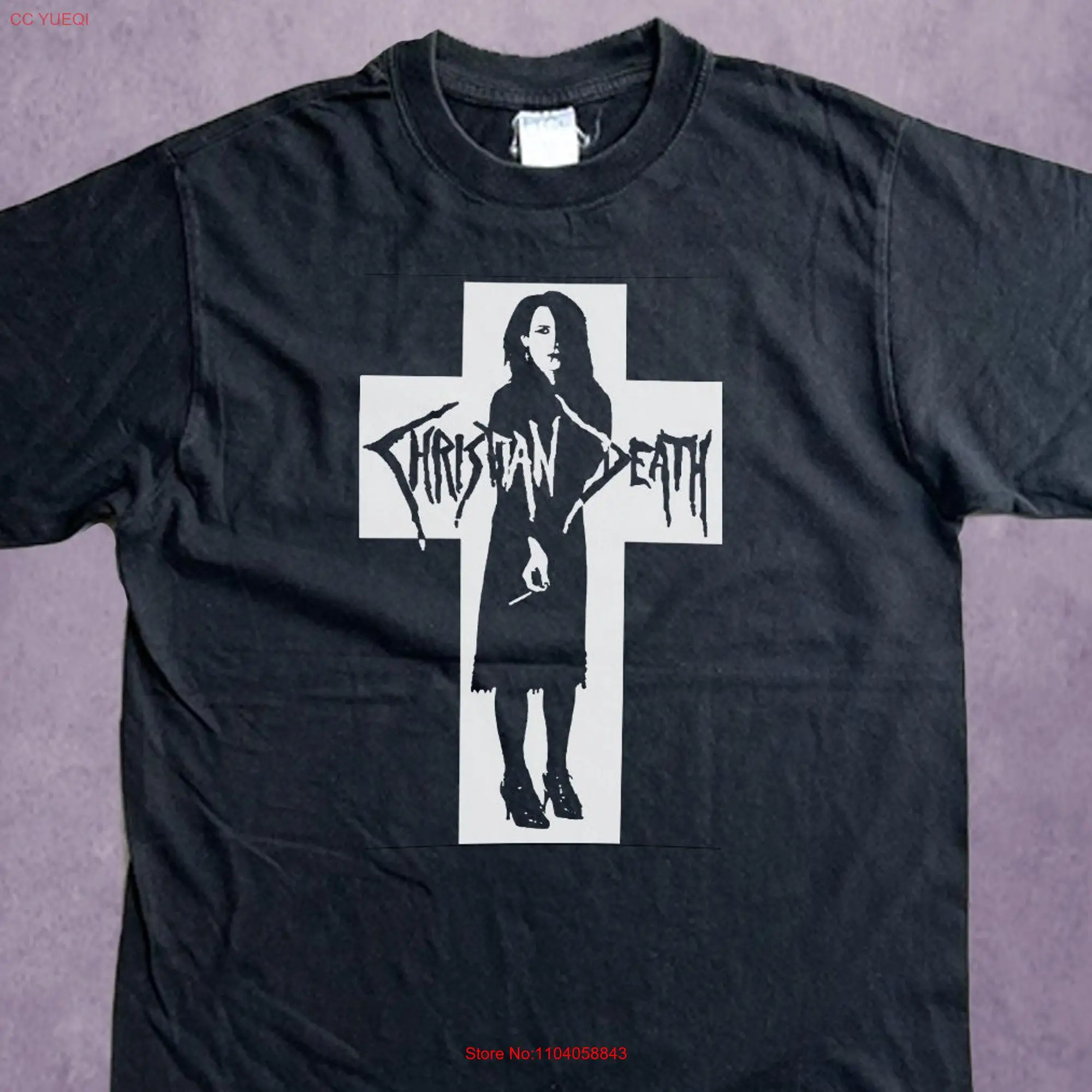 Rozz Williams Christain Death cross T shirt Goth punk postrock indie long or short sleeves