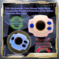 Digimon 25th Anniversary Color Screen Radio Wave Tyrannosaurus Machine Xmas Gifts Special Collection Card Brick Plaque Boys Toys