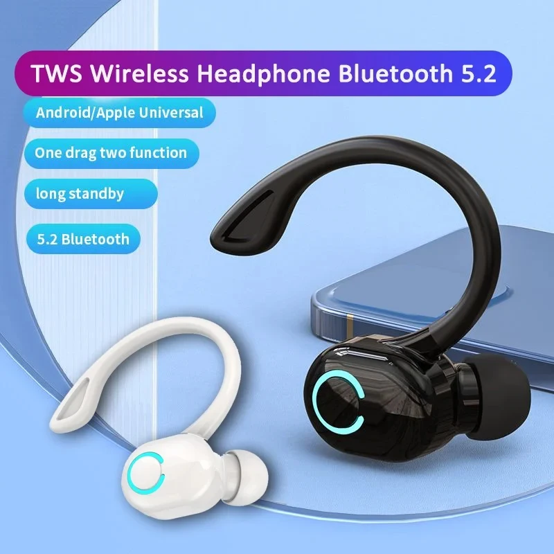 S10 Wireless Bluetooth 5.2 Earphone Driving Hi-Fi Earbuds Noise Cancelling Headphone With Microphone Earphone Headset USB