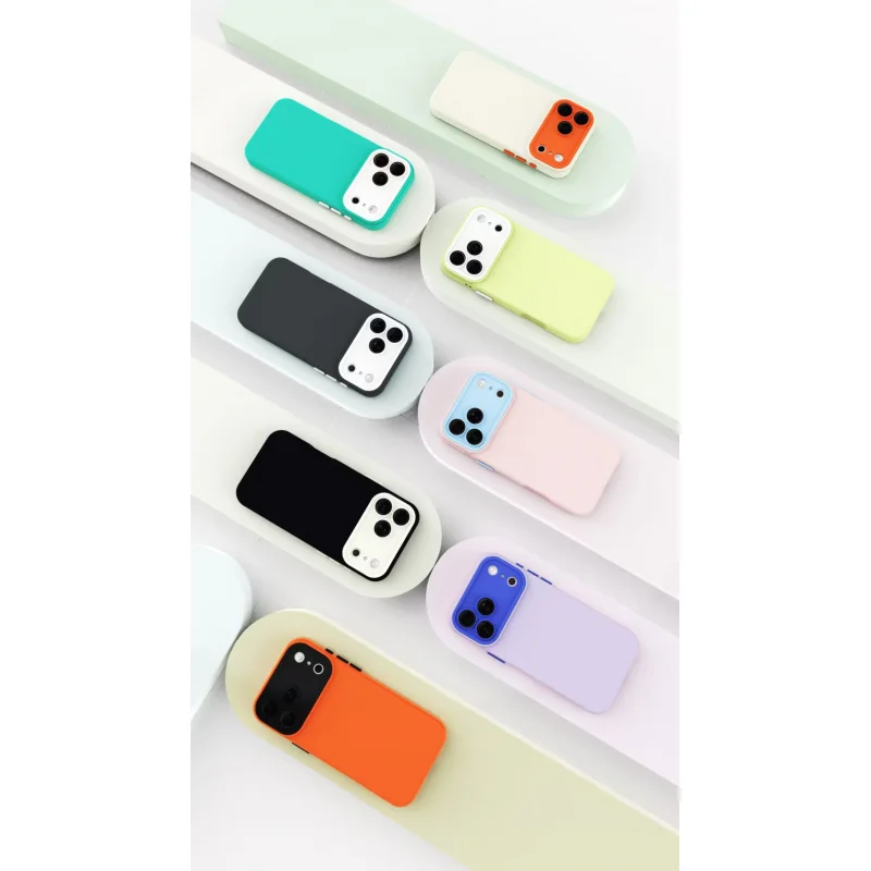 

Contrast color large window, liquid-like texture, suitable foriphone17promaxiphone14Phone case15New16proFemale13Couple17pmPhone