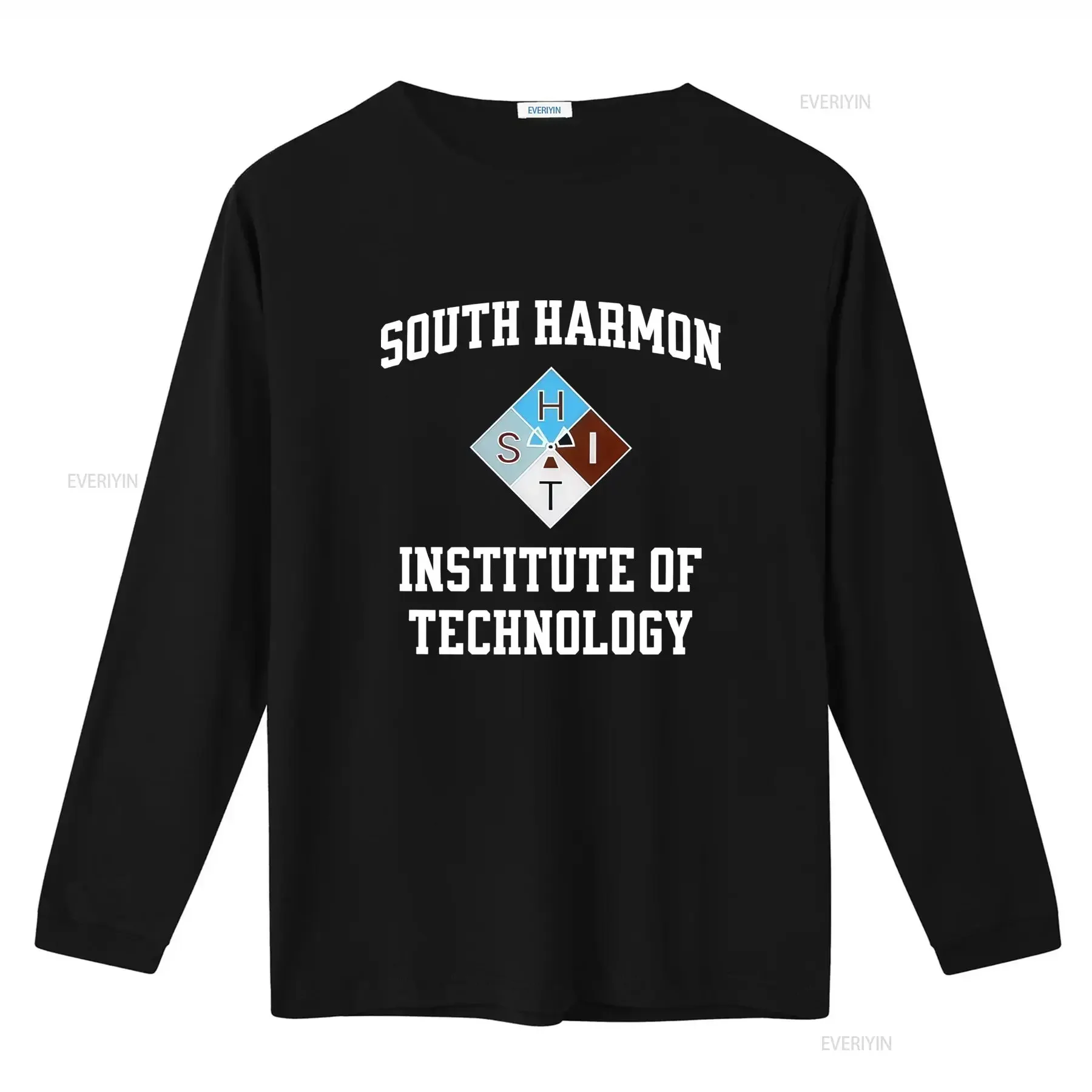 South Harmon Institute of Technology T Shirt S H I Movie Accepted Classic  vintage Washed fashion graphic streetwear Versatile