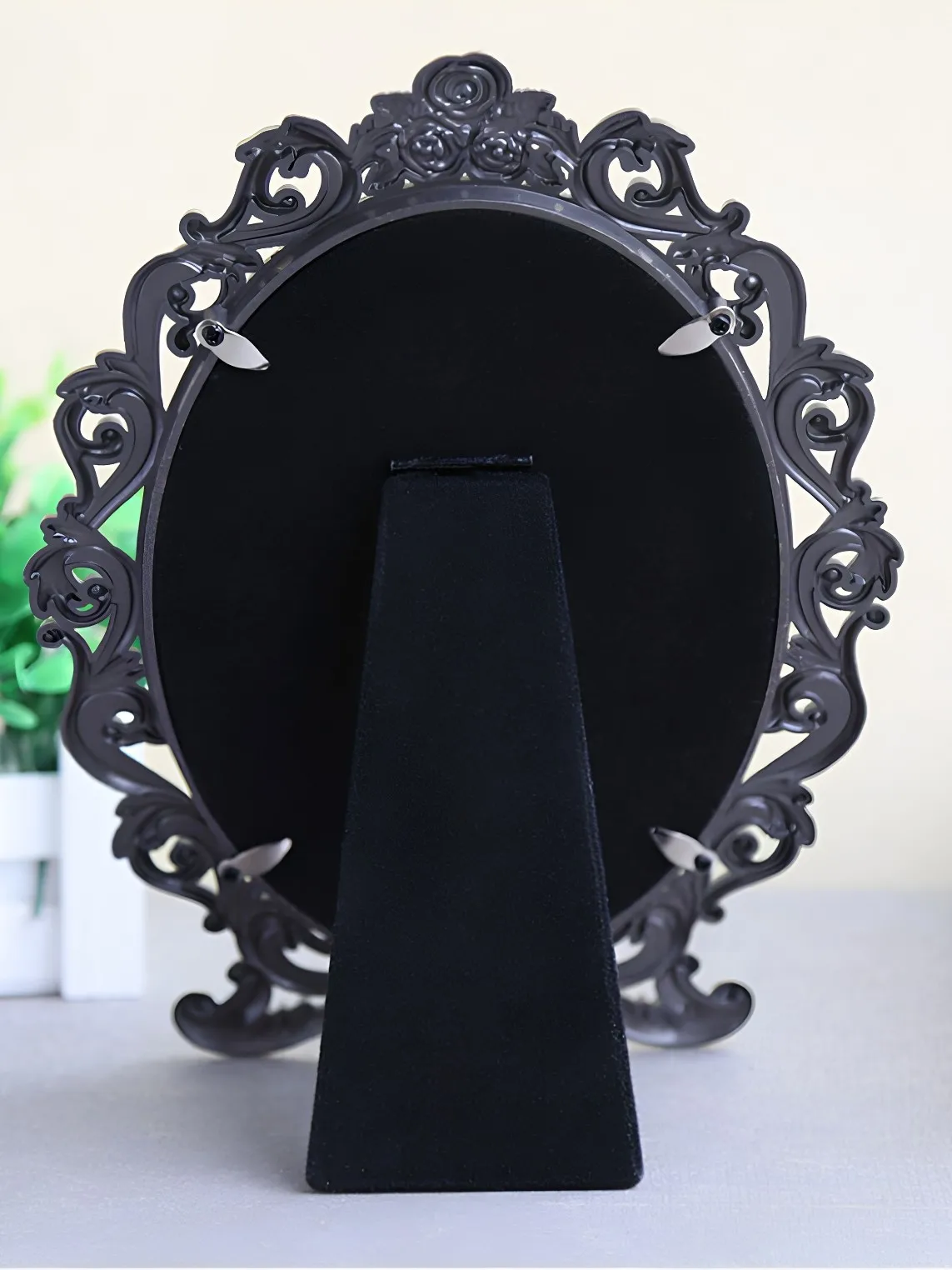 For Desktop metal makeup mirror desktop mirror retro single-sided vanity mirror single-sided court style