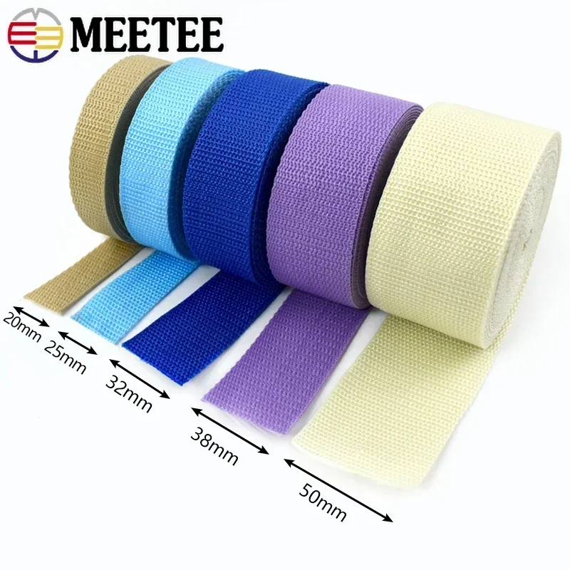 5Meters 20-50mm Webbing for Bag Strap 1.1mm Backpack Ribbon Tapes Safety Belt Band DIY Clothes Bias Binding Sewing Accessories