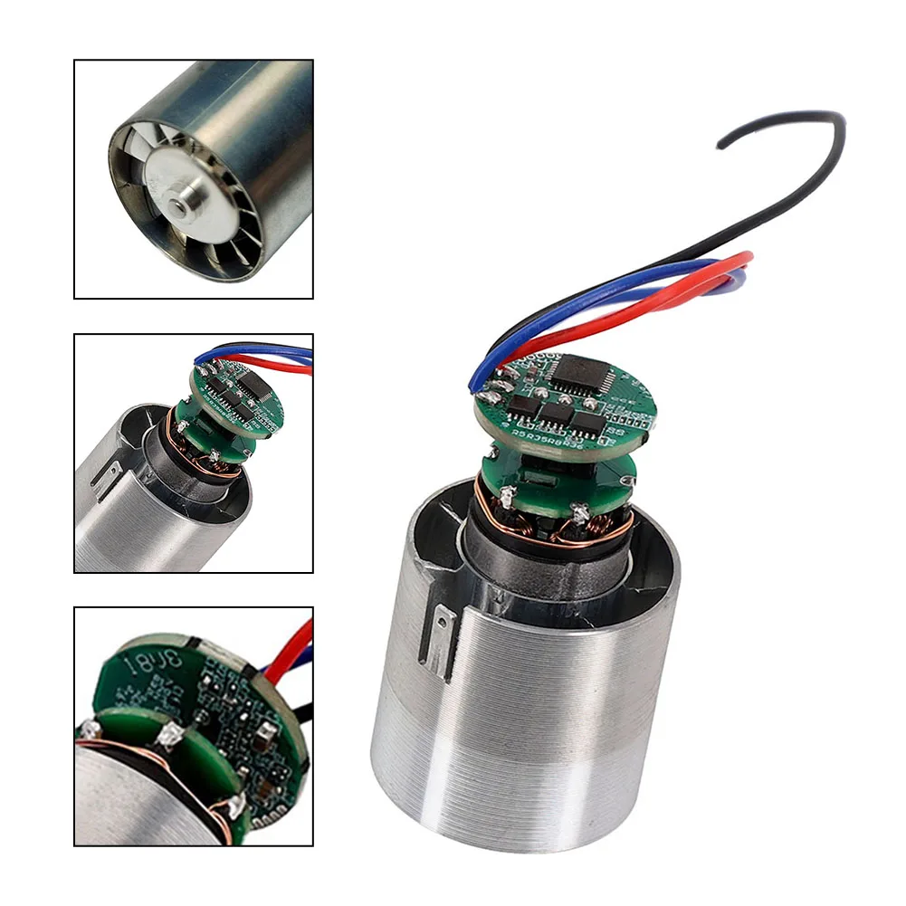 1pc DC 12/24V Brushless Motor 100000rpm Turbo Fan Motor Hair Dryer Motor For High Speed Blower DC Brushless Motor Power Tool Par