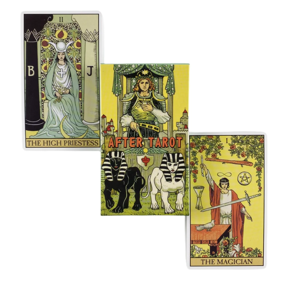 After Tarot Rider Cards A 78 Deck Oracle English Visions Divination Edition Borad Playing Games