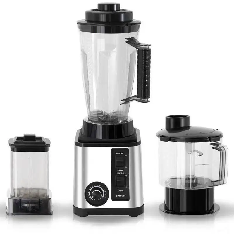 Commercial Three In One Blender Juicer Set European Standard Export Integrated Mixer Juicer