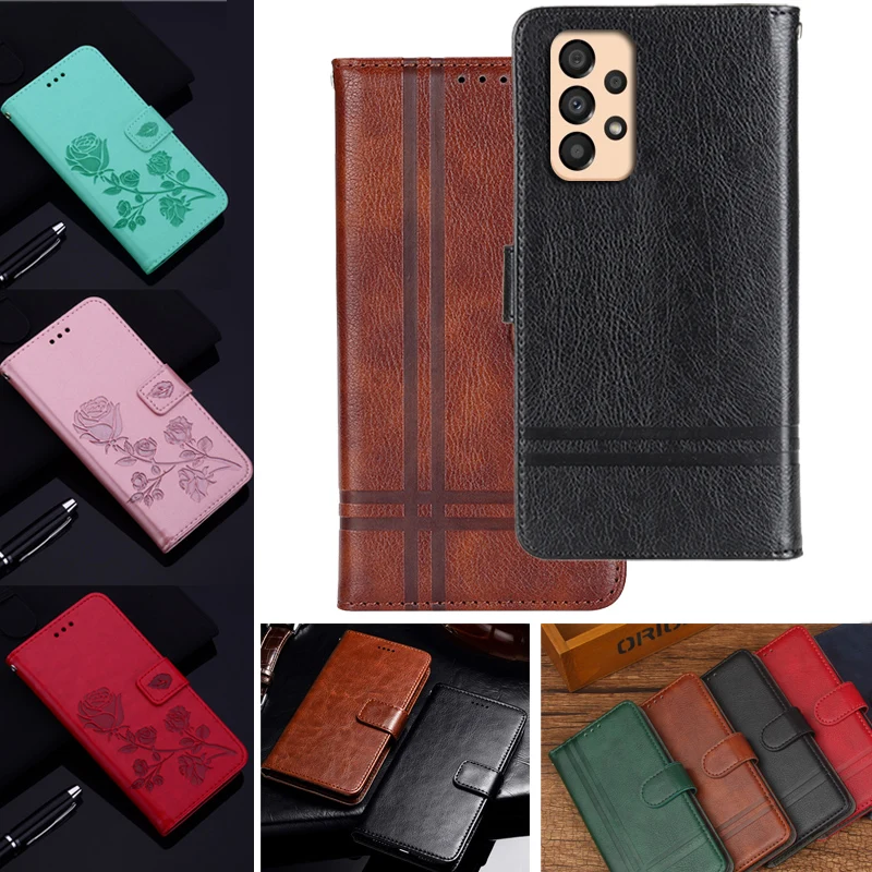 Wallet Flip Cover Leather Case For Samsung Galaxy A33 5G Leather Phone Bags For Samsung A33 5G GalaxyA33 5G SM-A336E A336M A336N