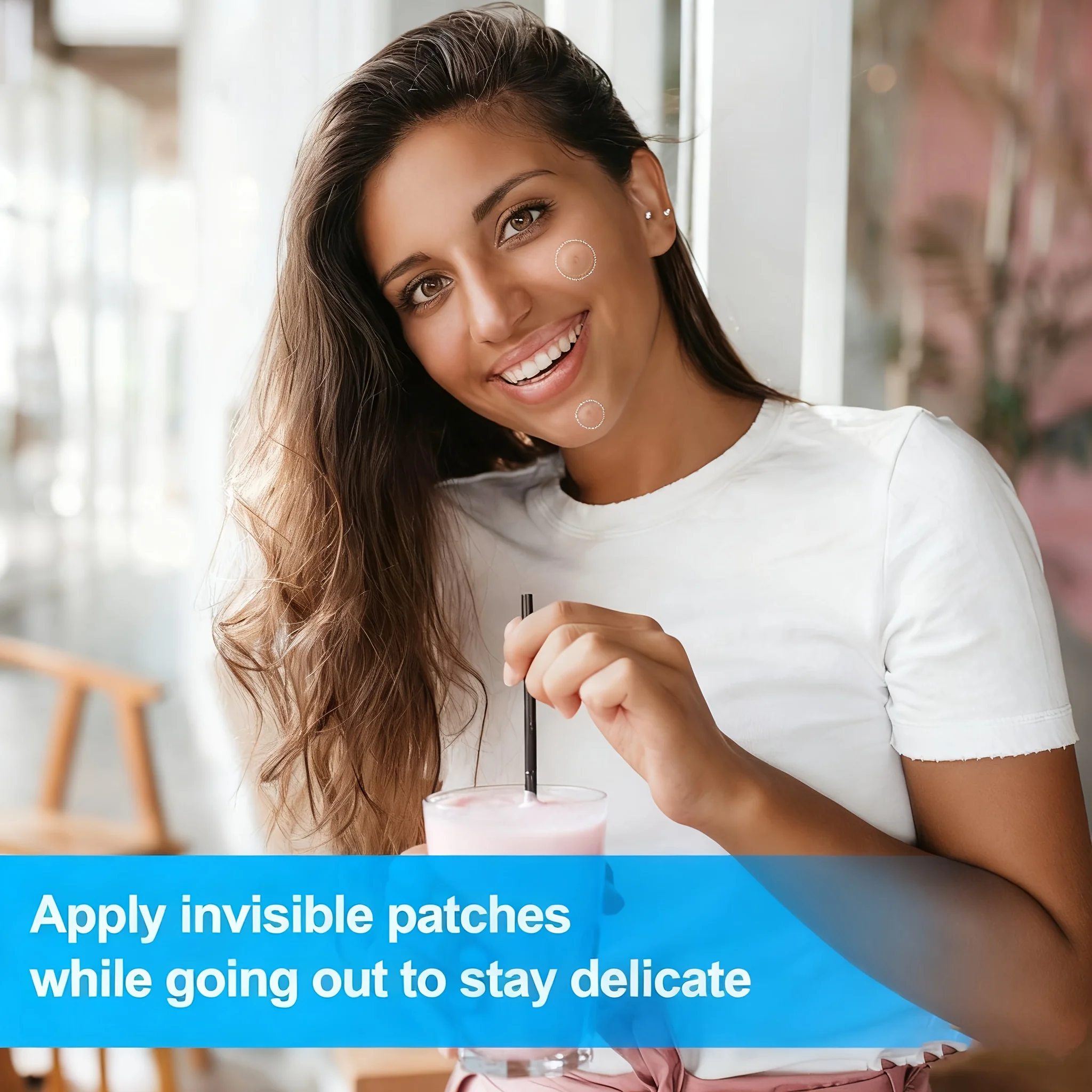 360 قطعة من رقع حب الشباب الغروانية المائية، لطيفة وغير مهيجة، خالية من الكحول وخالية من العطور، سهلة الحمل أثناء السفر.