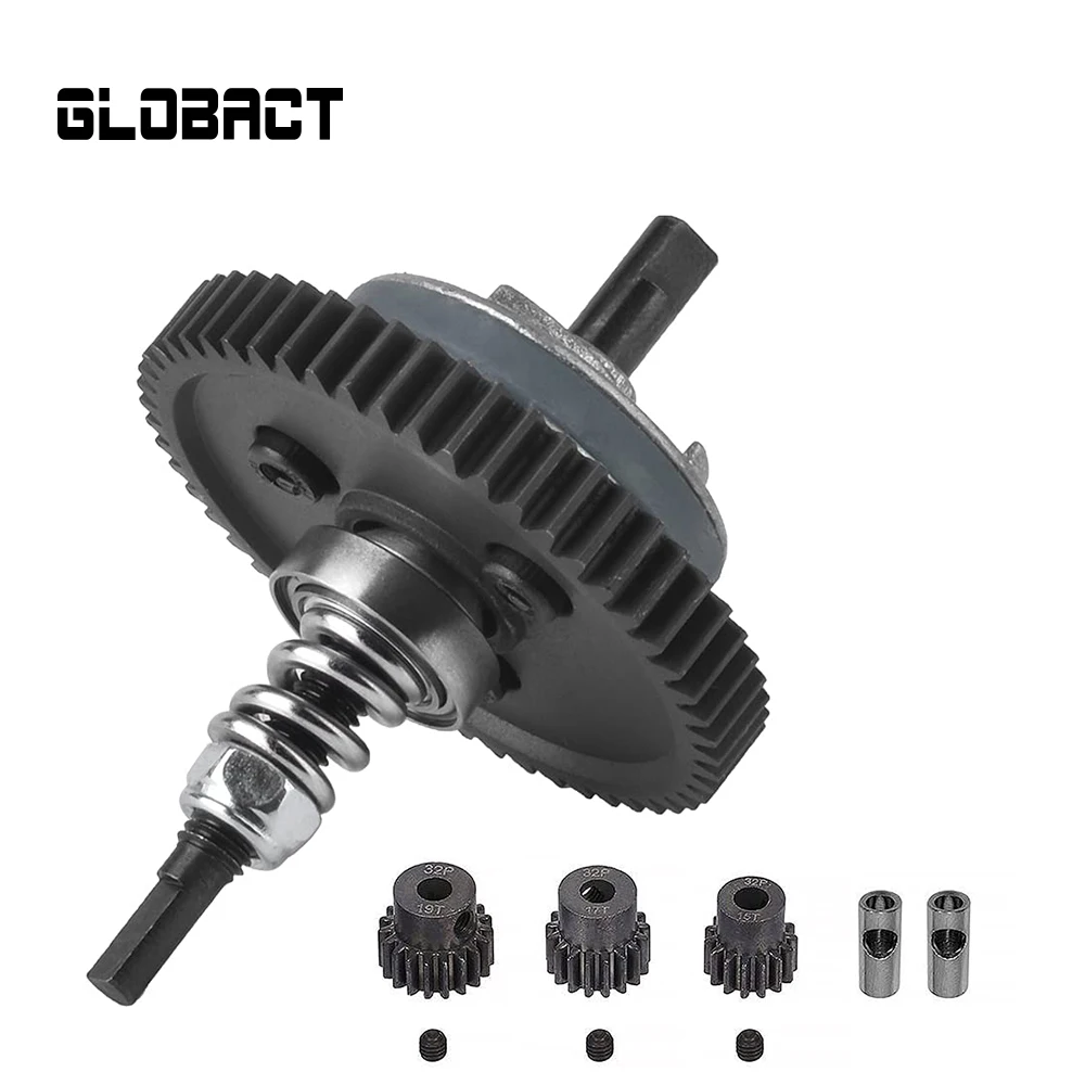 

GLOBACT металлическая сталь 6878 дифференциальная Шестерня сцепления и 32P 15T/17T/19T шестерни для 1/10 нержавеющей стружки штамп 4x4