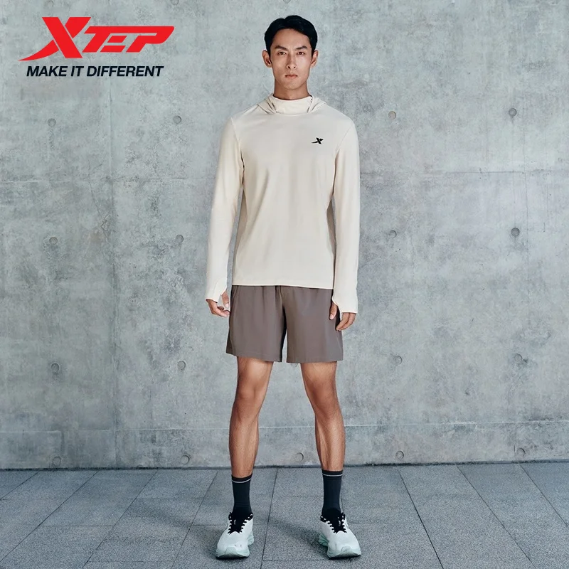 Xtep Knitting Shirt For Men  Autumn Comfortable Soft Sweatshirt Leisure Athletic Outdoor Long sleeves Tops 876329030088