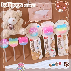 Kawaii stationery items School teacher gift Office Supplies classroom back to school Lollipops Rubber Erasers cute things