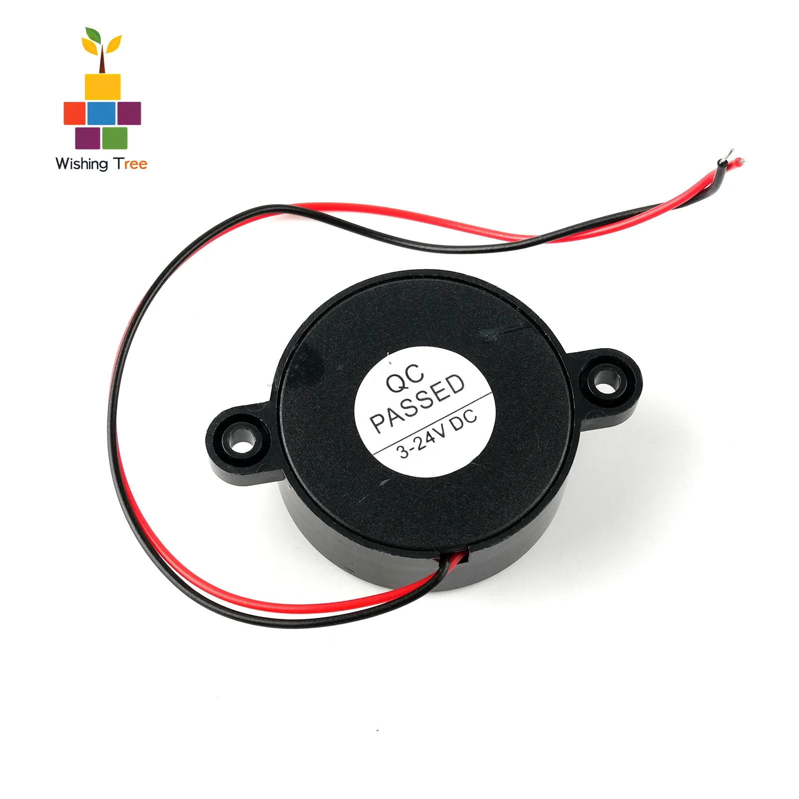 Zumbador Piezoeléctrico Activo de 3-24V con Sonido Continuo, Alarma Electrónica para Proyectos de Bricolaje, Ideal para Aficionados y Entusiastas de la Electrónica