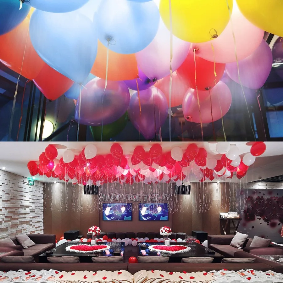 Globos LED de 6 colores, seis por paquete