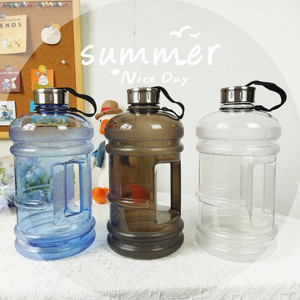 

2.2L Large Capacity Multifunction Water Bottle With Handle Training Sports Workout Drink Bottle Outdoor Running Gym Water Kettle
