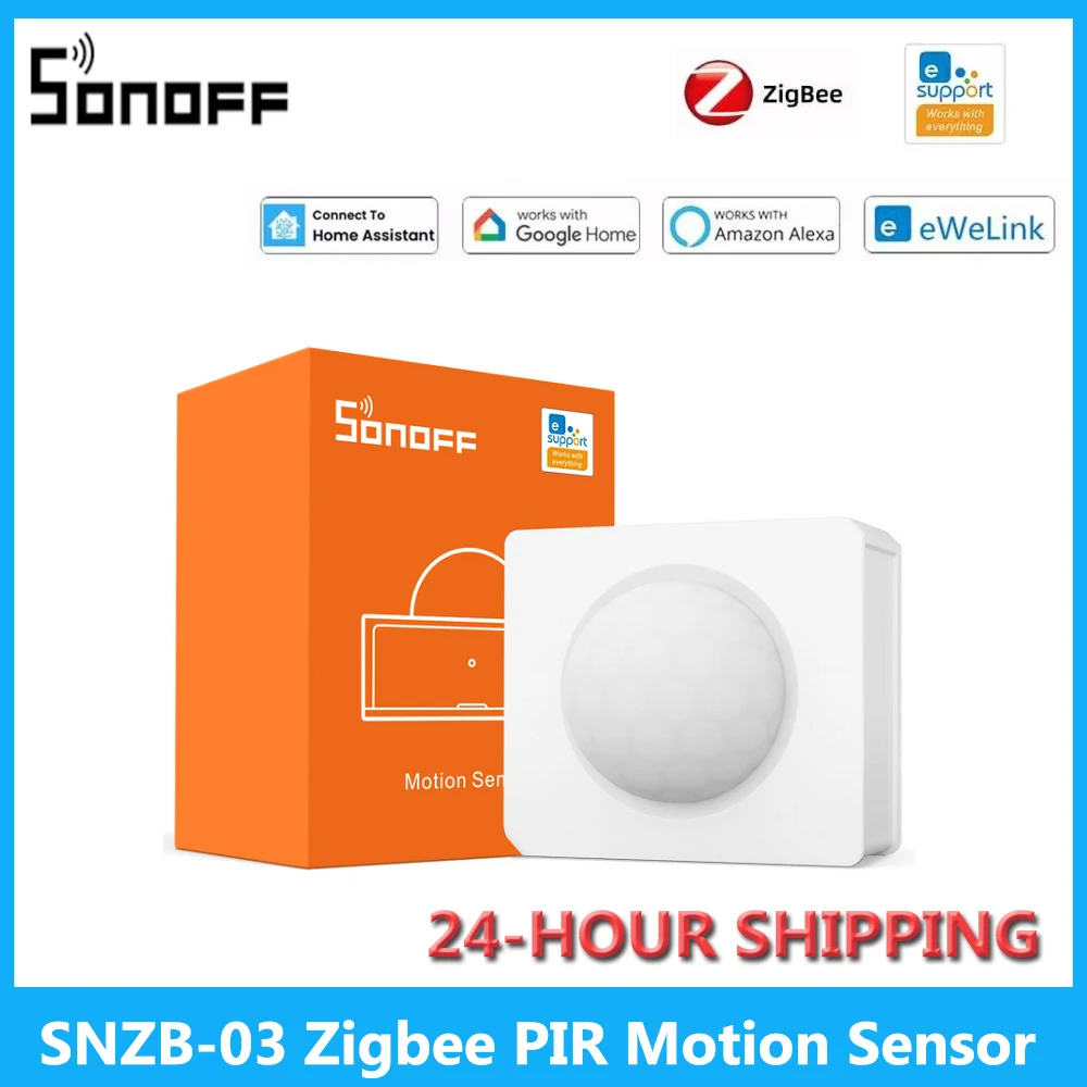 SONOFF SNZB-03 Zigbee 3.0 Motion Sensor Detector Smart Control Via eWeLink ZBBridge Required Work With Alexa Google Home