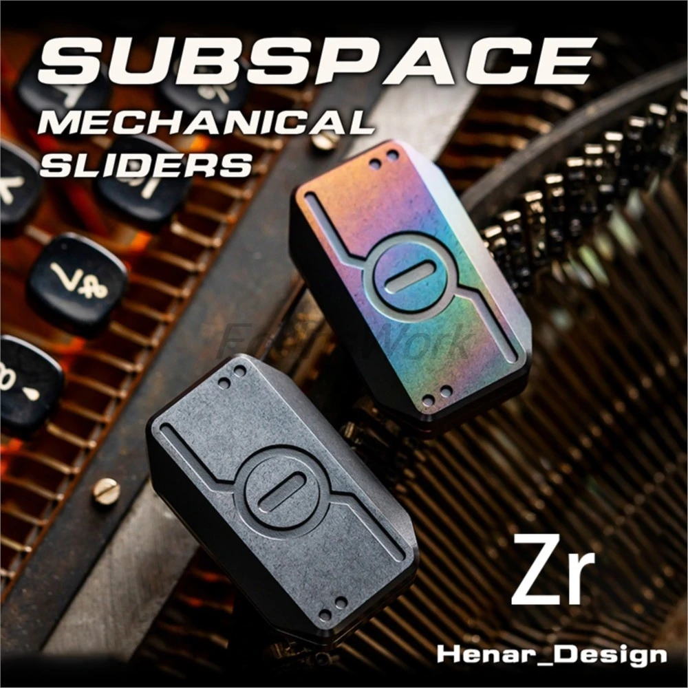 WANWU EDC Subspace Mechanical Sliders Material Updates For Adults Metal Fidget Toys For Adults