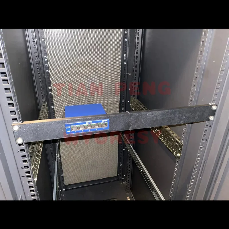 WYORESY for Netgear GS105 Fast Heat Release 19Inch Rack Bracket Boost Cabinet Ventilation Eliminate Internal Thermal Accumulatio