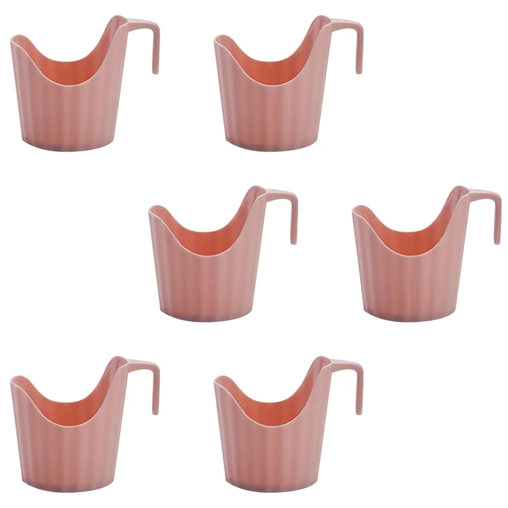 6 Pcs Mugs Insulated Cup Holder Coasters Coffee Sleeve Plastic Anti-scald Office Drinks