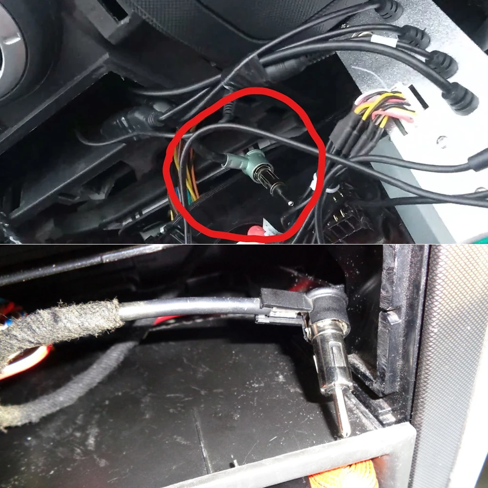 Dla Citroen Xsara Picasso 2000 - 2004 2005 2006 2007 2008 Radio Stereo samochodu ISO do Din antena maszt antenowy złącze adaptera wtyczka