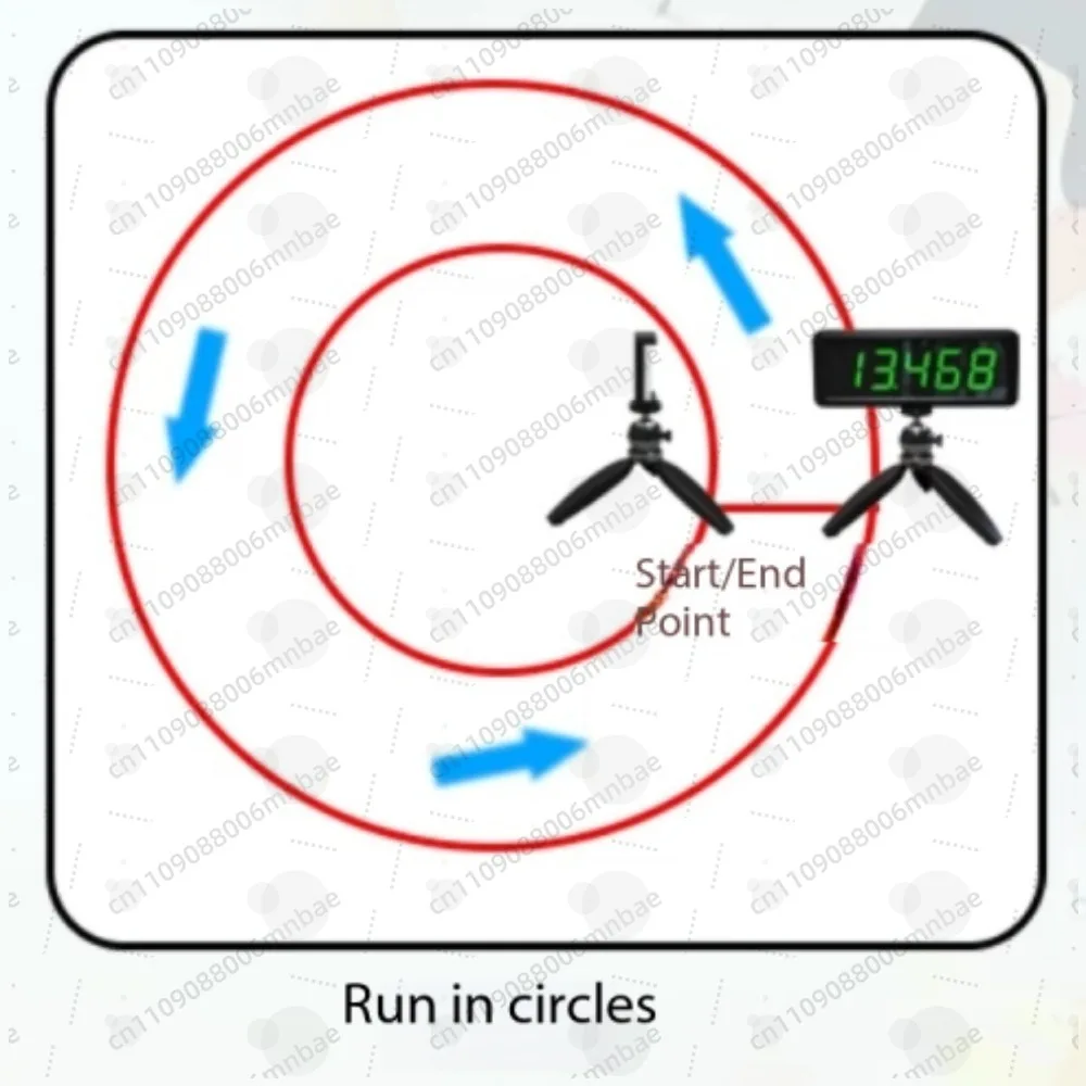 Racing wireless laser timer sprint physical fitness test sports timing remote large screen synchronous display