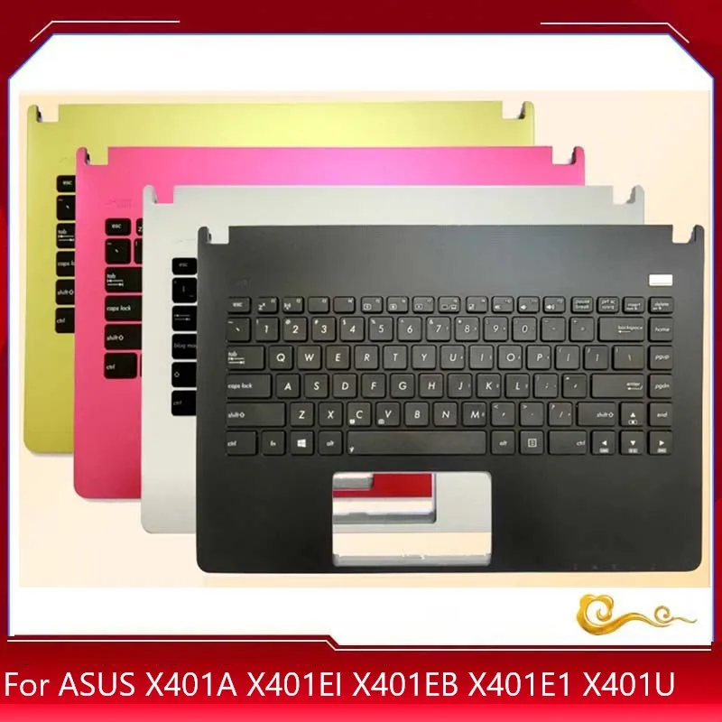 YUEBEISHENG       New/Org For ASUS X401 X401A X401EI X401EB X401E1 X401U Palmrest US keyboard uppper coverC cover