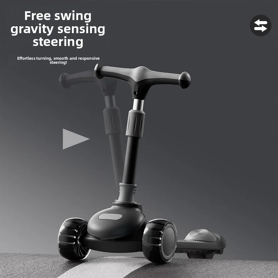 3 in 1 Toddler Scooter Push Scooter for Toddlers with Parent Push Handle Seat Outdoor Ride on Toys Birthday Gift for Boys Girls