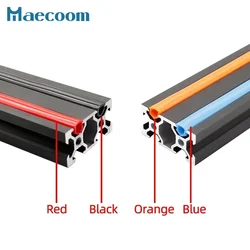 Ender 3/ CR10/VORON 1M CNC 20 series 6mm flat seal for 2020 aluminum profile soft V-Slot Cover/ Panel Holder C-Beam machine