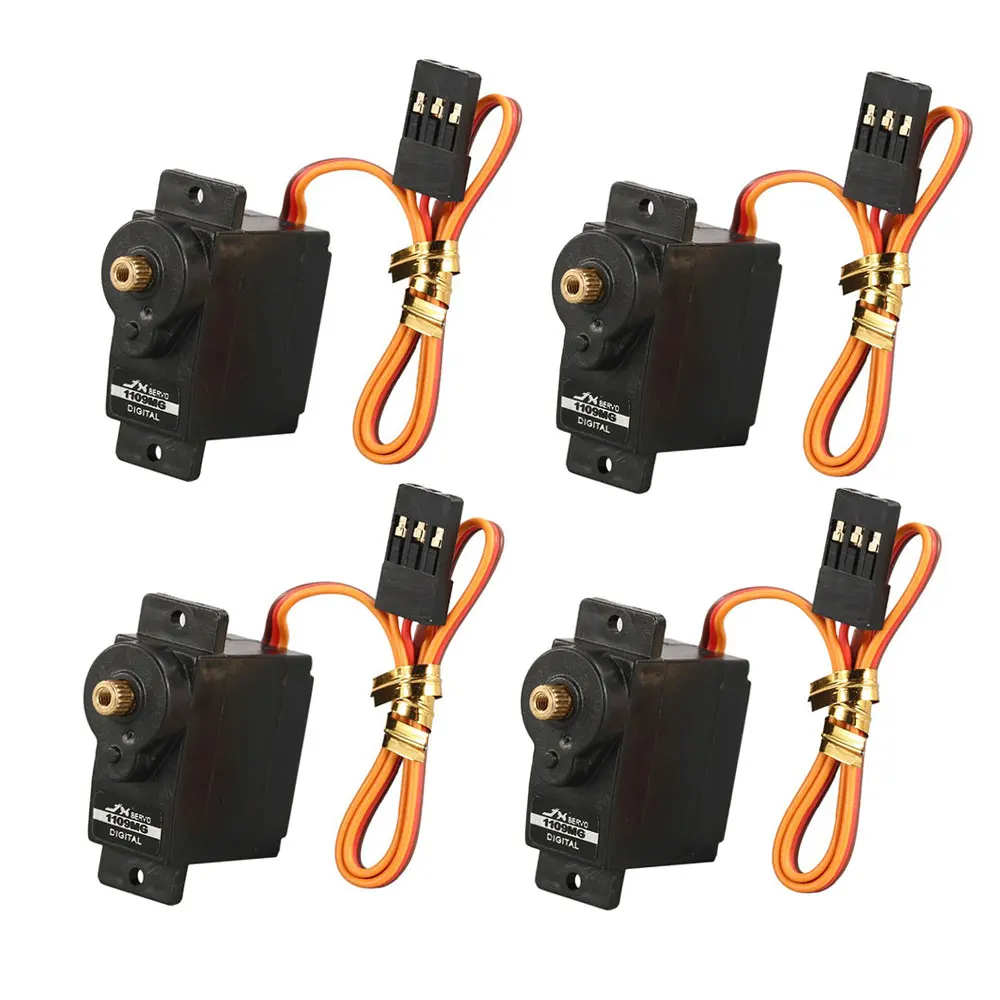 4 pièces JX Servo PDI-1109MG 9g 2.5kg engrenage métallique numérique Mini Servo pour aile fixe 1/18 RC voiture bateau Robot bras hélicoptère