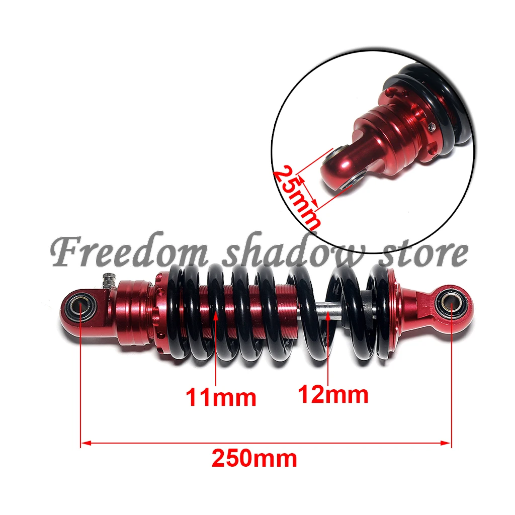 

Motorcycle 250mm Hydraulic Shock Absorber 11mm Spring For Honda MSX125 MSX 125 GROM125 MSX125SF