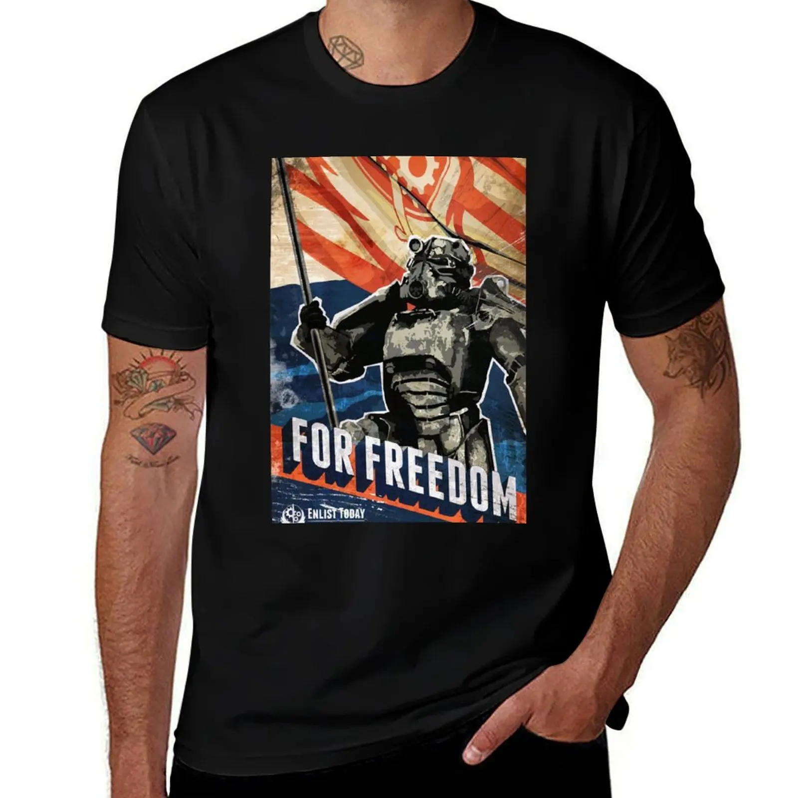 

Brotherhood Propaganda Poster high quality T-Shirt Mechanic Work Tee Shirt