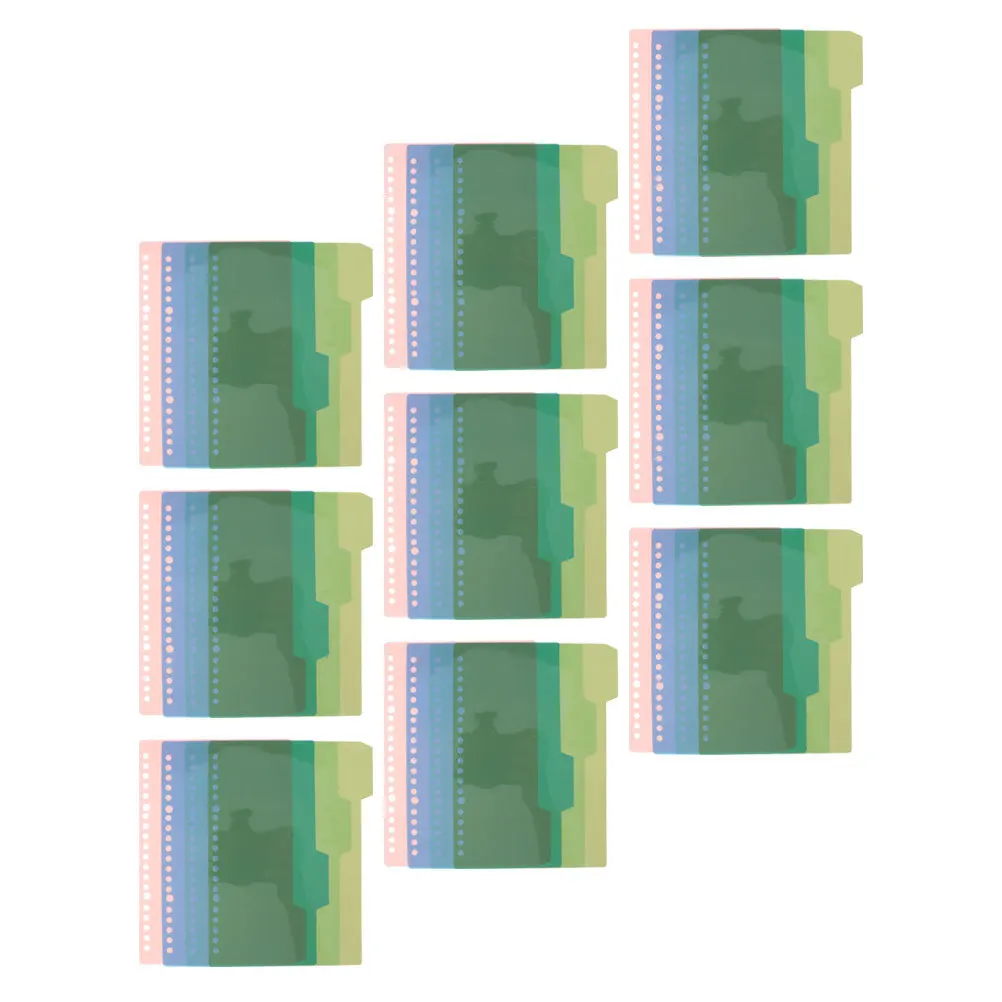 การ์ดแบ่งหมวดหมู่ 44 ชิ้น ตัวแบ่งหมวดหมู่แบบมีแถบสี ตัวจัดระเบียบแฟ้ม ประหยัดเวลา เรียกค้นหาได้รวดเร็ว ตัวแบ่งหมวดหมู่แบบมีแถบสี