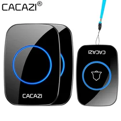 CACAZI Pager Caregiver Wireless SOS Call Button Hospital Nurse Call Alert Patient Help System for Home Elderly Pregnant Woman