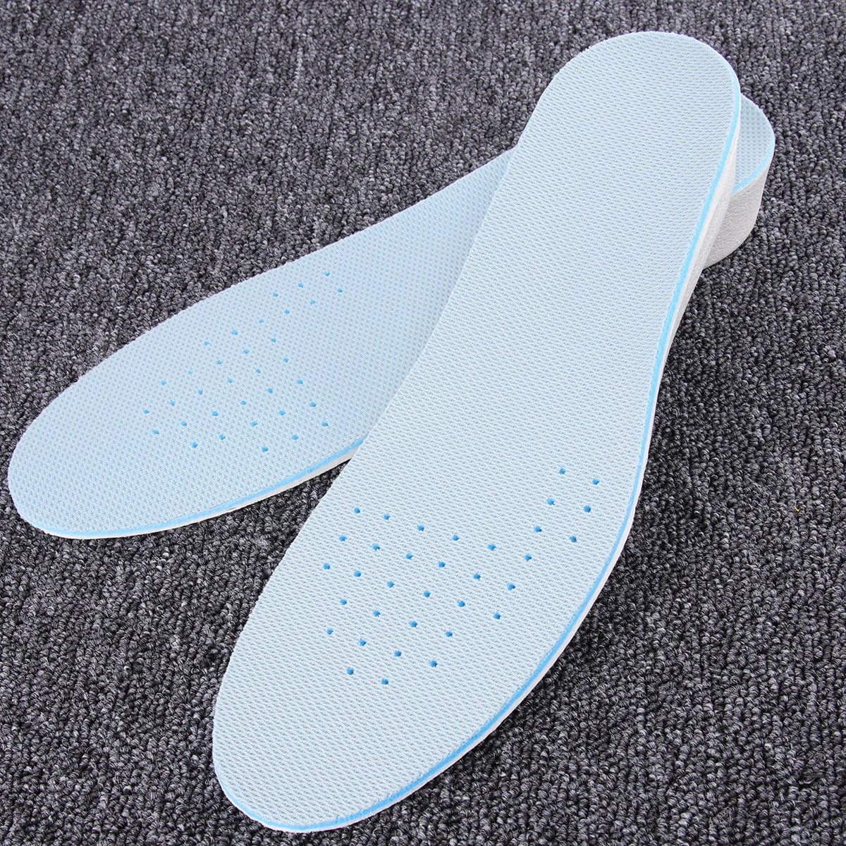 

1 Pair Invisible Heightening Insoles Premium Comfortable Shoe Lift Breathable Sports Height Increase Cushions Anti Slip Sole