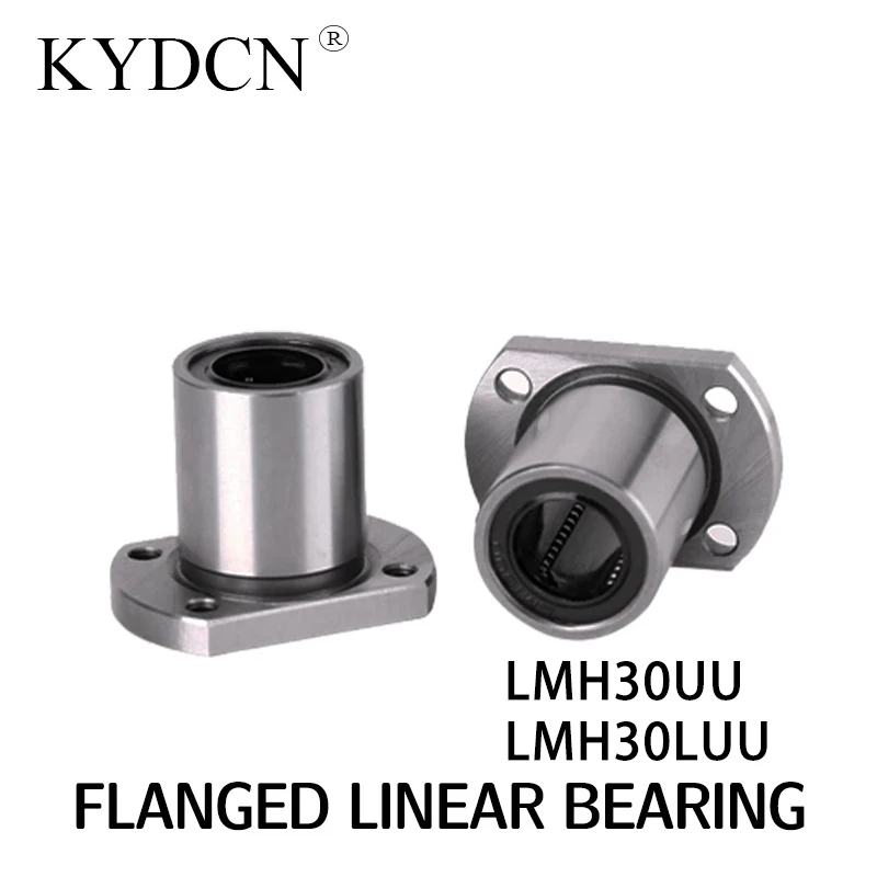 LMH30UU   LMH30LUU Ellipse Flange Type CNC Linear Motion Bushing Ball Bearing