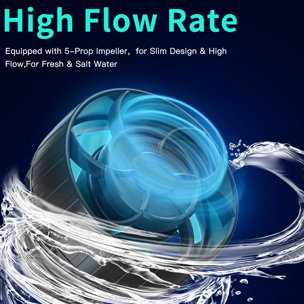 New Jebao 2023 Wave Pump WiFi+APP+Manual Control Aquarium Water Pump ELW Filter Fish Tank Ultra Quiet Operation Flow Maker Pump