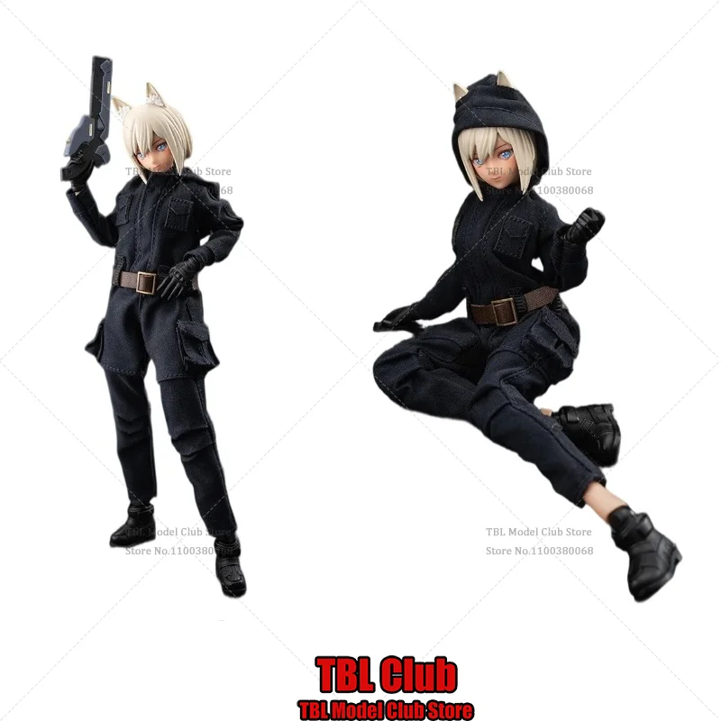 

In Stock Snail Shell 1/12 Scale Male Clothes Blue Combat Warrior Jumpsuit With Belt For 6-inch Action Figure Soldier Scene
