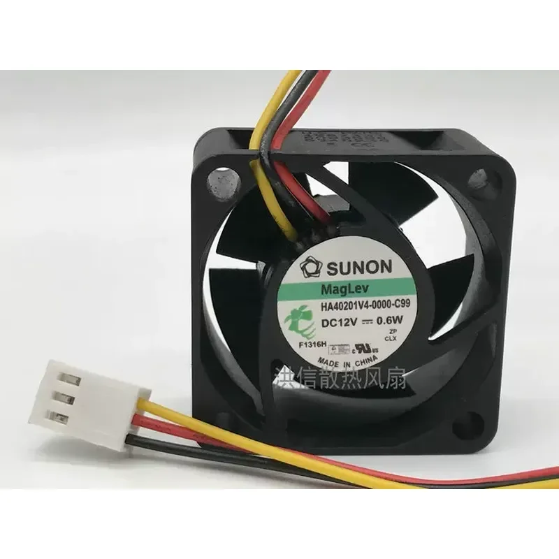 Original Built-in SUNON HA40201V4-0000-C99 4 cm 12 V 0.6 W Ultra-Quiet Cooling Fan for Electronics