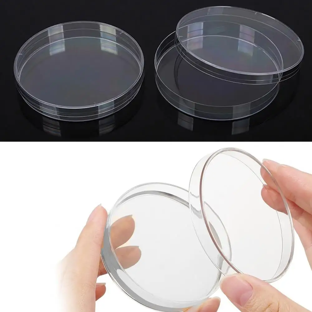 Petri Dishes 10 Pcs Sterilized Prepoured Agar Plates for Scientific Experiment Supplies Microbial Culture Laboratory Analysis Sc