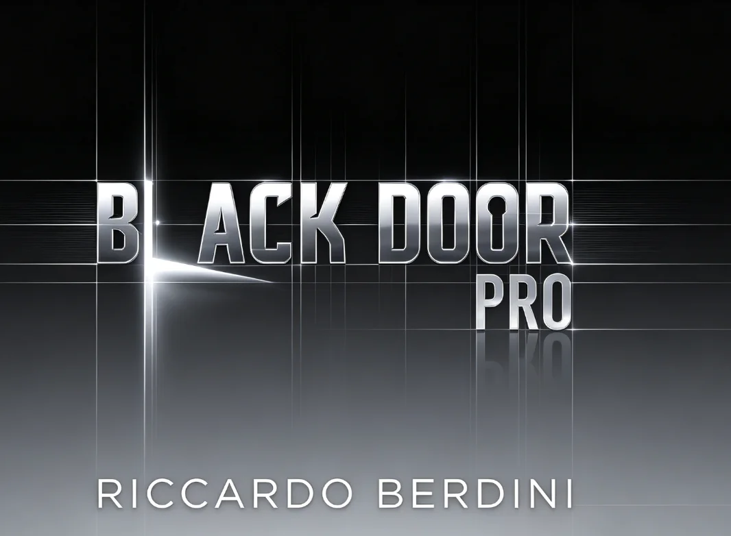 Black Door Pro By Riccardo Berdini (2 PACK) Switching Device Gimmick Magic Tricks Mentalism Props Magician Illusion Close Up Fun