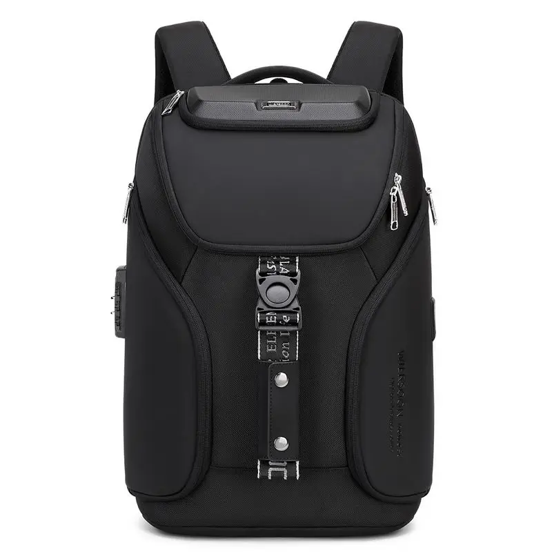 Mochila para ordenador portátil de negocios de 18 pulgadas para hombres, mochilas espaciosos de viaje multifuncionales, paquete de carga USB de alta capacidad